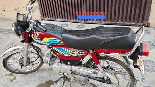 Honda cd 70 2021 only 90000