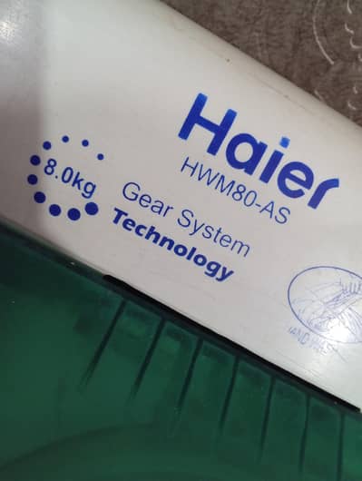 Haier semi automatic washing machine