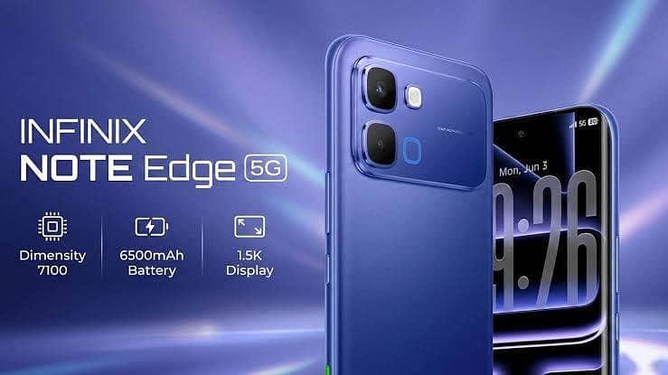 Infinix note edge 5G 0