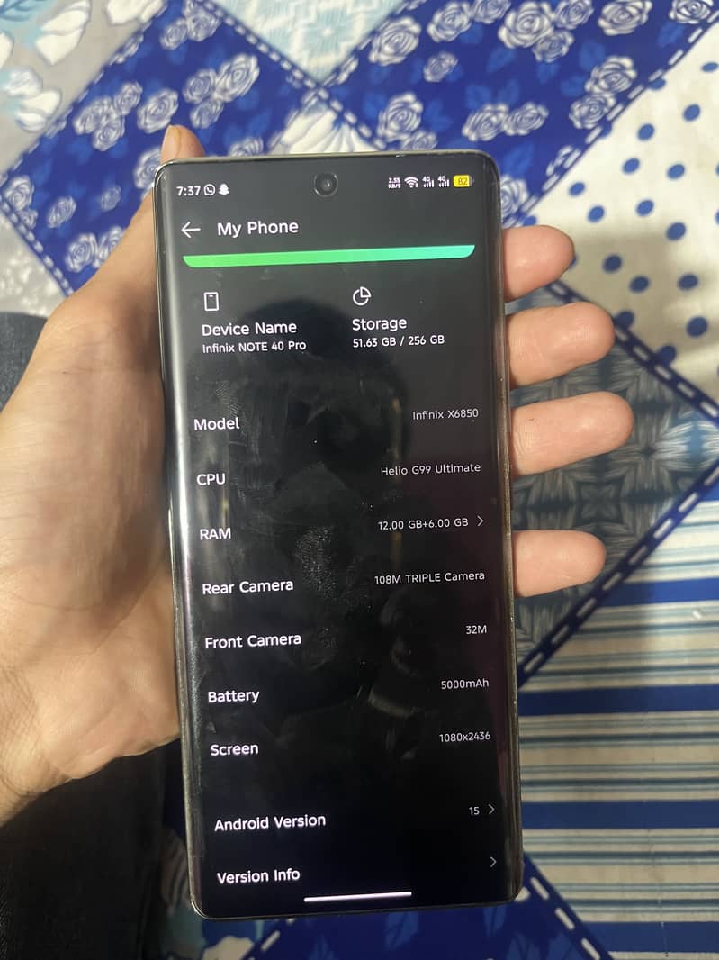 Infinix note 40 pro 4