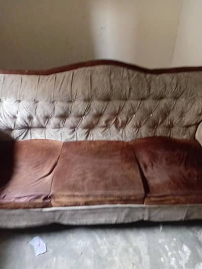 sofa set 1.2. 3 with covers