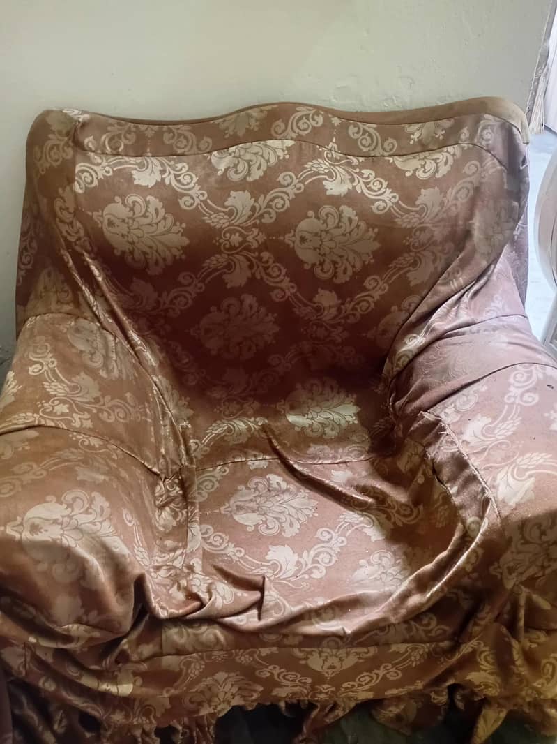 sofa set 1.2. 3 with covers 3