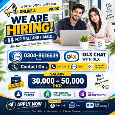 Online Jobs/ Full-Time / Part-Time jobs available / website Work
