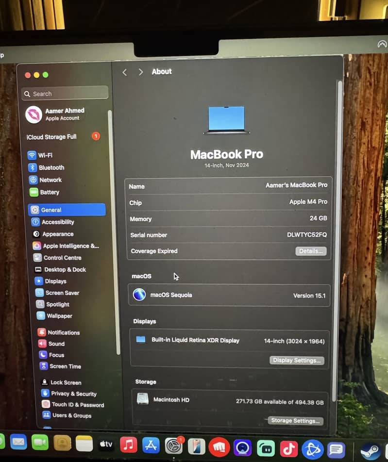 Macbook pro 14 (M4 pro) 6
