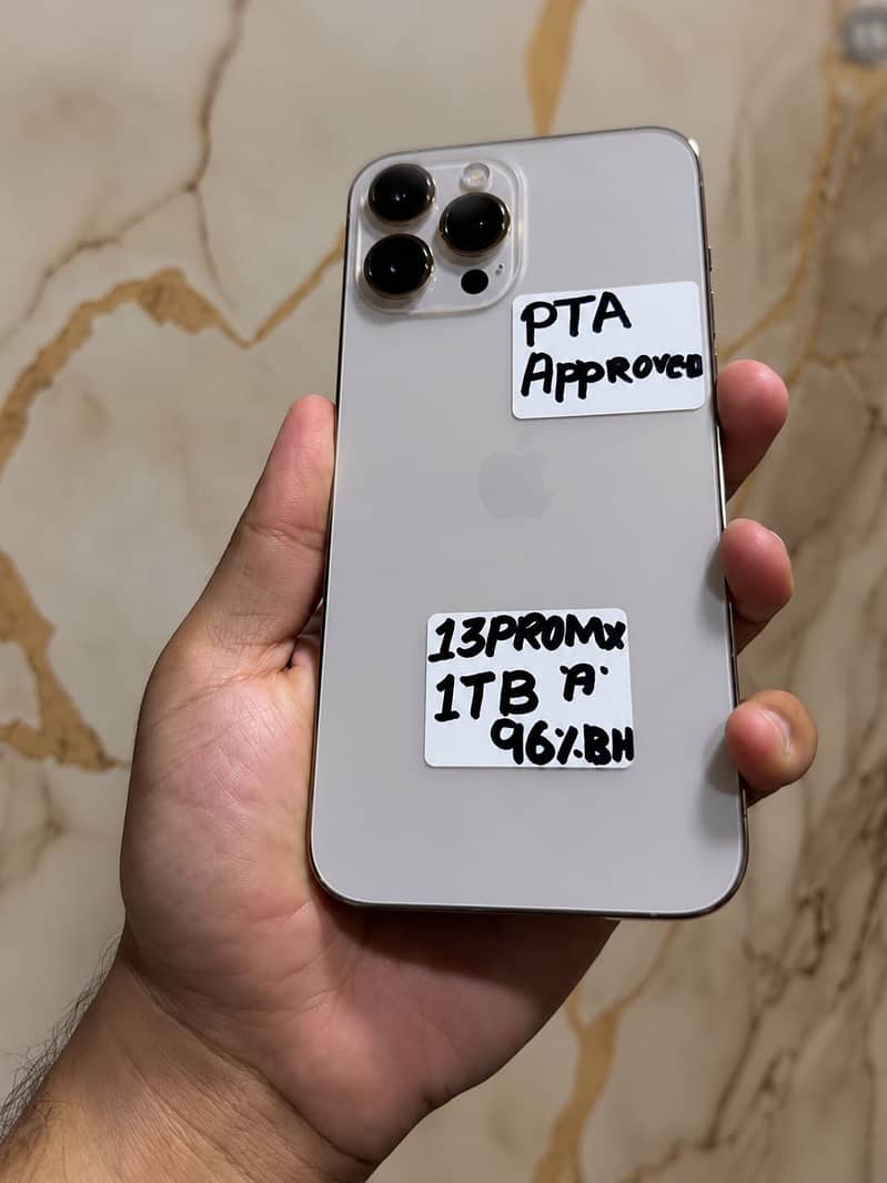 IPHONE 13 PRO MAX/PTA APPROVED/UK IMPORTED 0