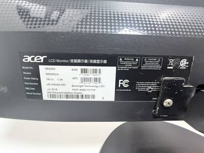 Acer SB220Q bi 21.5” Full HD LED Monitor – Good Condition