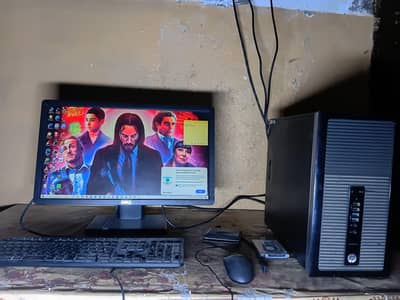 URGENT SALE Dell monitor & HP Desktop