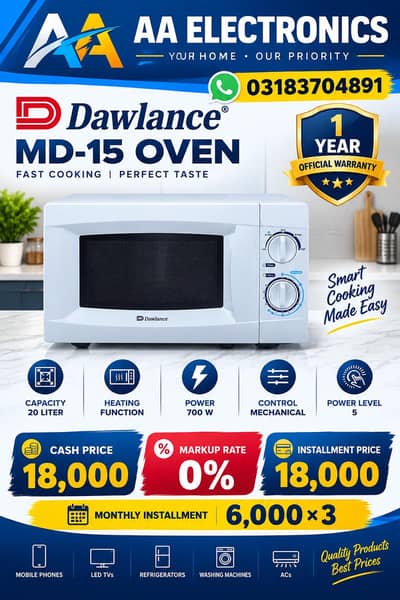 Dawlance MD-15 Oven