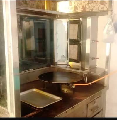 Commercial fast food counter for sale in good condition.