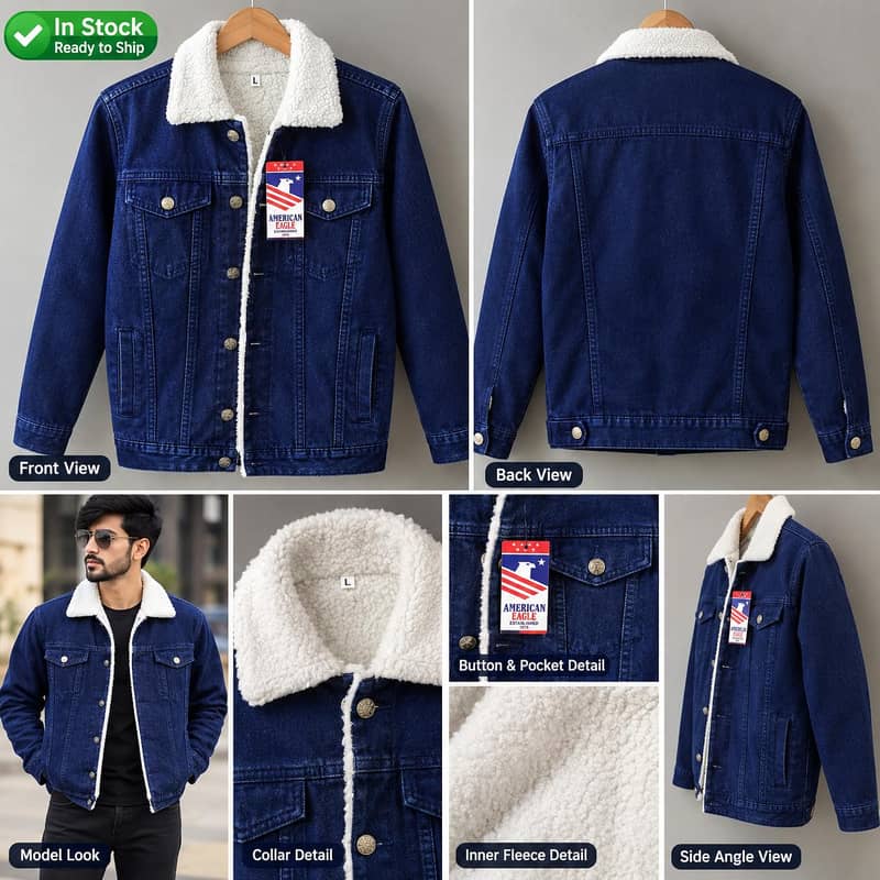 Men denim Jacket 1