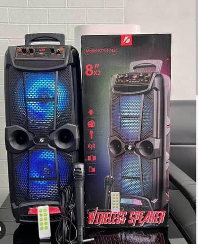 brand new kts-1743 portable - powerful  speaker