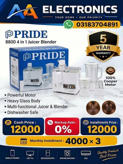 Pride Juicer Blander 4 in 1