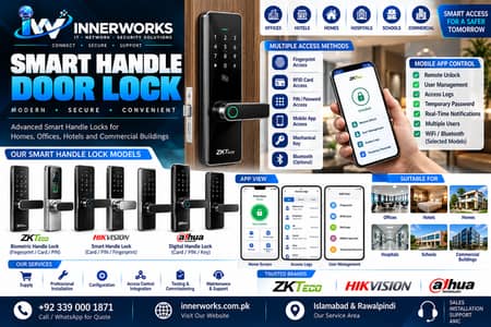Smart Handle Door Lock | Biometric | RFID | Digital Door Lock