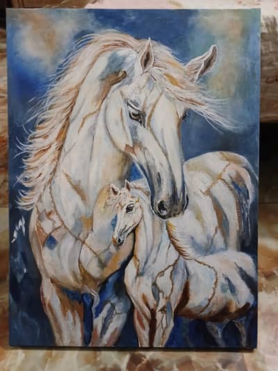 beautiful horse painting