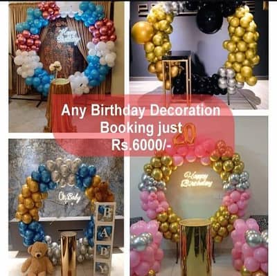 birthday events starting as low as 6000
