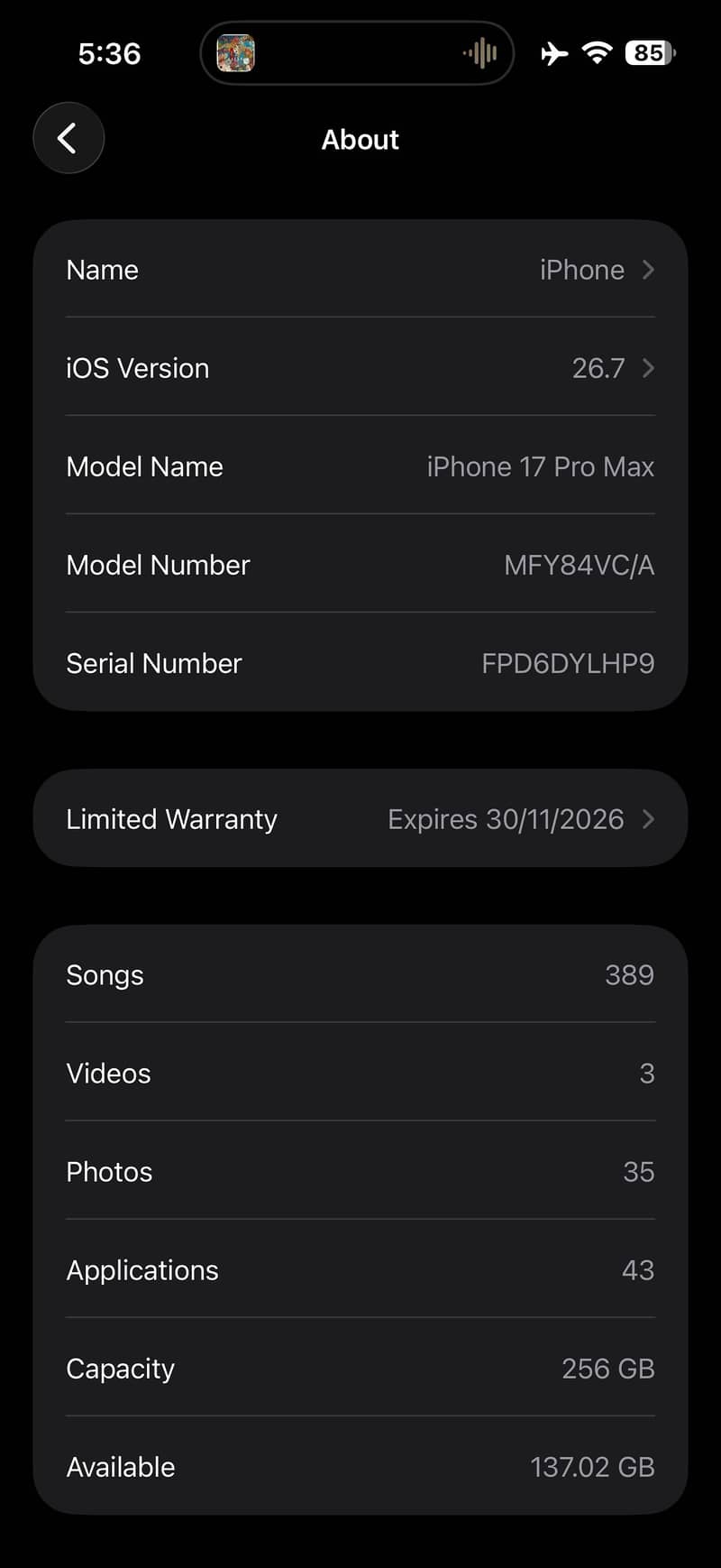 Apple iPhone 17 Pro Max 0