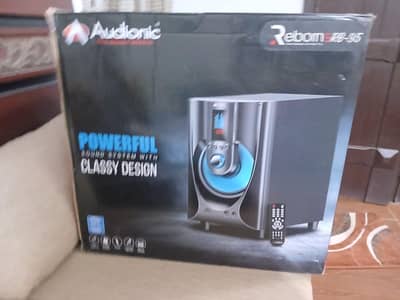 good and brand new audionic speakers. barely used and work incredibly