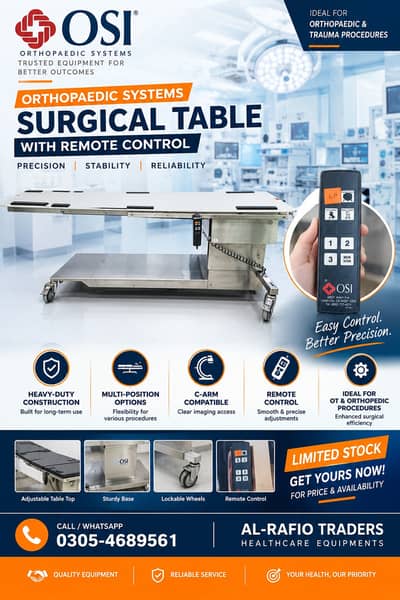 Mizuho OSI Orthopedic Surgical Table / Surgical Table /Operating Table
