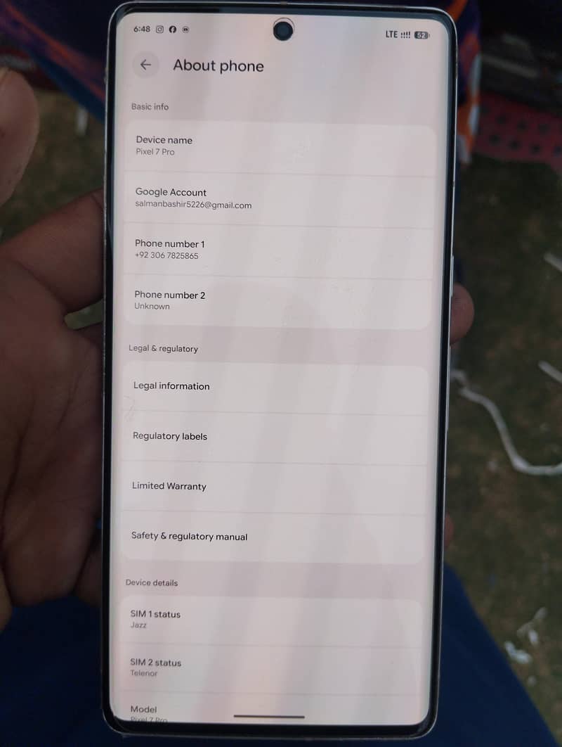 Google Pixel 7 Pro 10