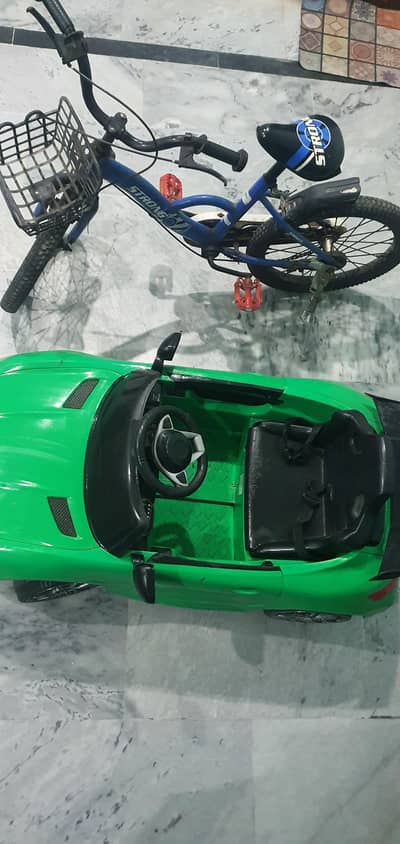 Kids Electric Ride-On Car + Strong Kids Bicycle – Bundle Deal