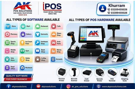 Grocery Stores POS Software ,Medical Stores, Bakeries & General Stores