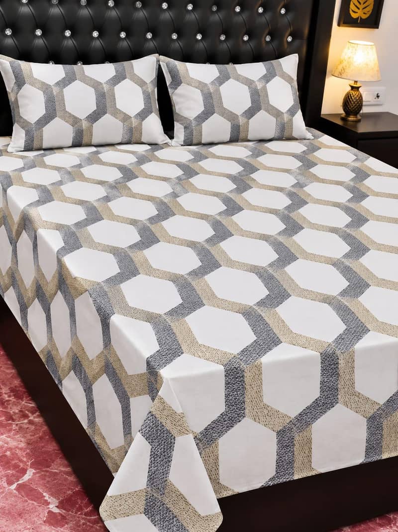 Pure Cotton Bedsheets 3