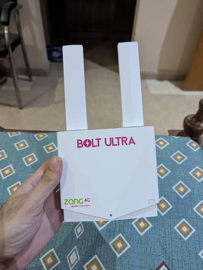 ZONG 4G ZTE SIM AND WIRED ROUTER WITH BACKUP