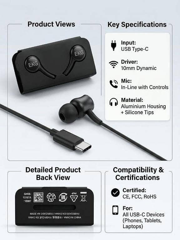 EKG Wired Handsfree