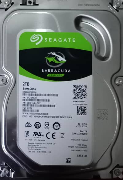 Just like a new Hard Disk 4TB & 2TB