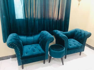 4 Seater Sofa Set with Coffee Table (Used - Like New)