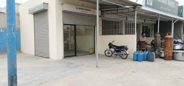 Shop For Sale With Attached Bath Corner Double Shutter 200 Feet Main Road Facing Extra Land Ideal Location