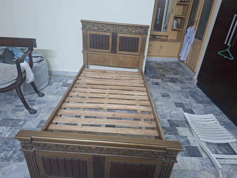 Almost New Single Bed 6