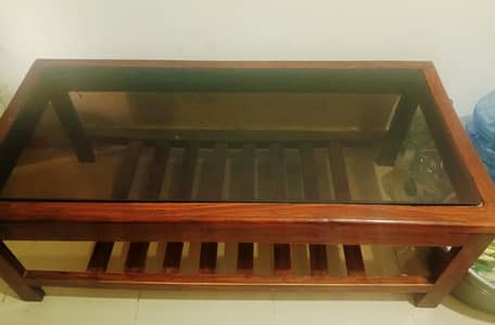 solid wood center table