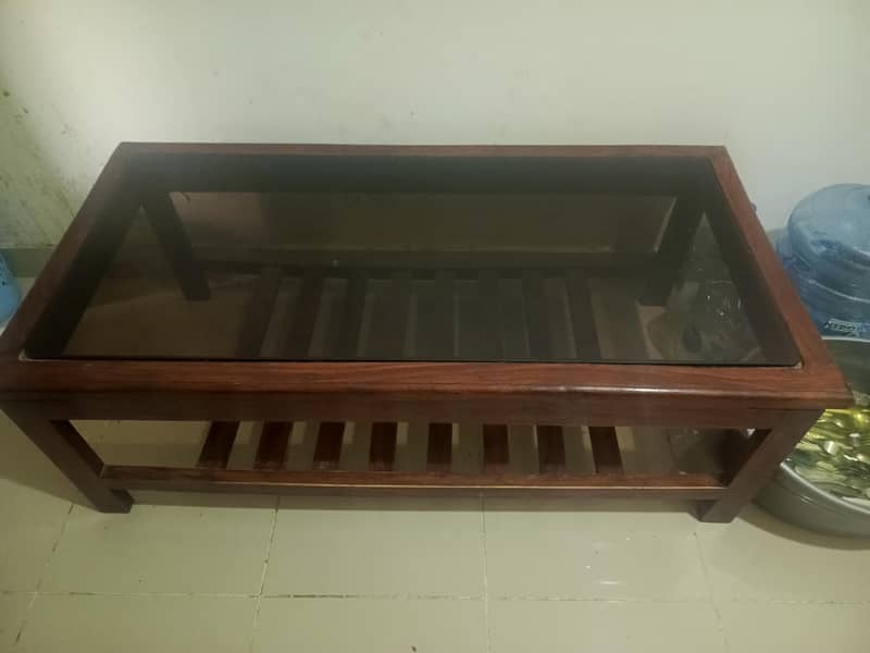 solid wood center table 1