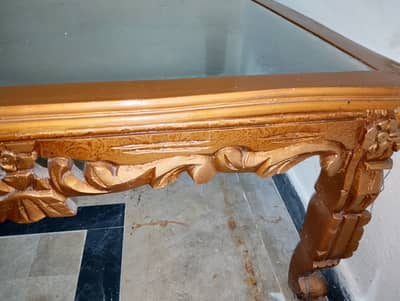 Three by three feet coffee table for sale