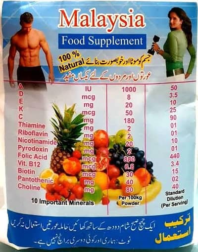 Malaysia Food Supplement