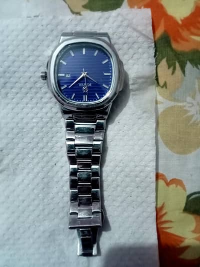 steel watch