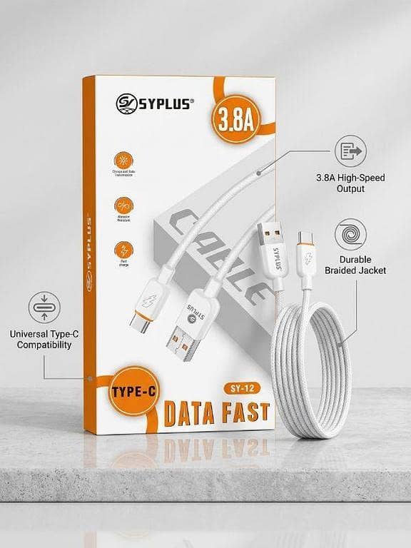USB-C Fast Charging Cable 3.8A