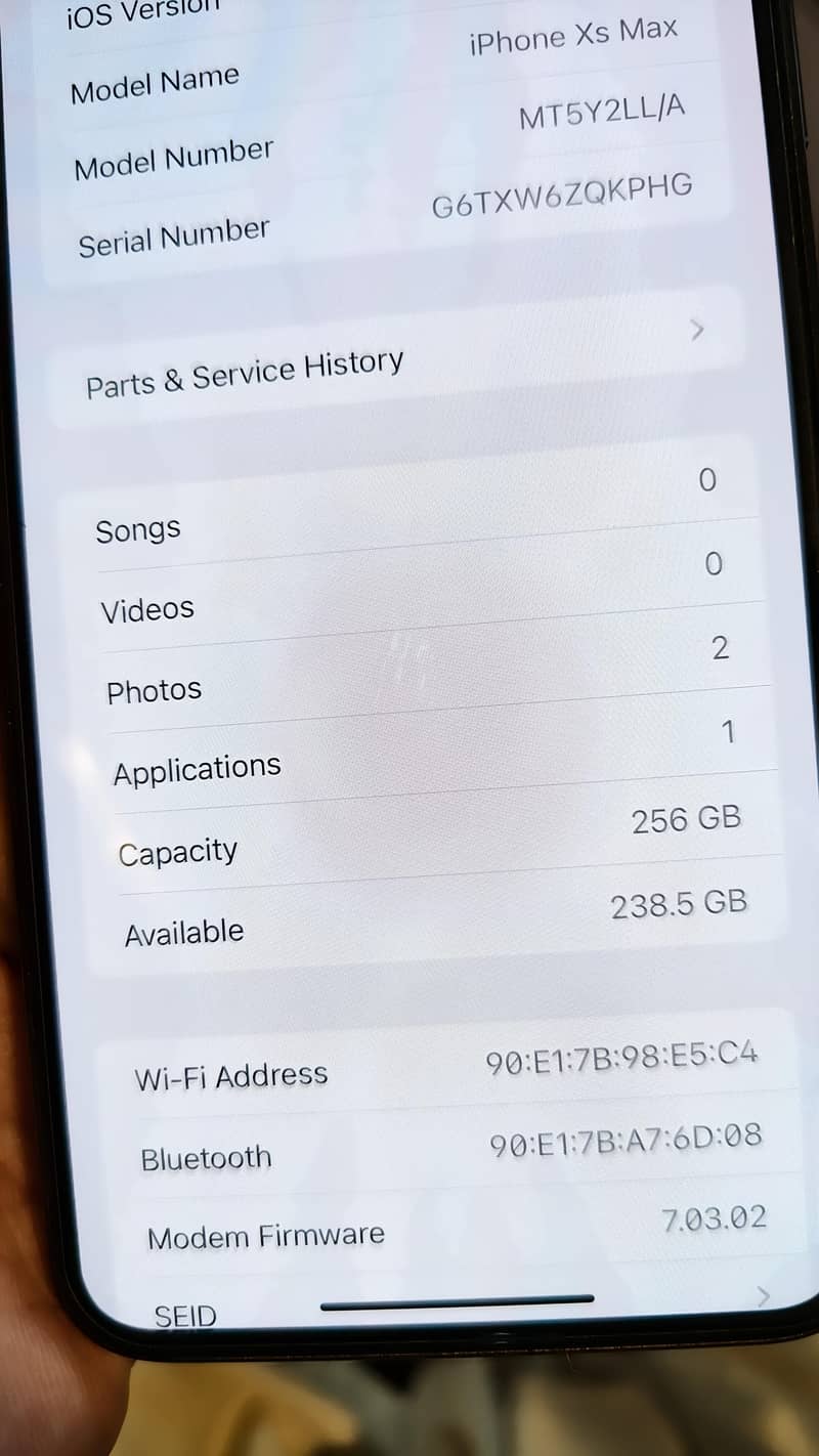 Apple iPhone XS Max 8