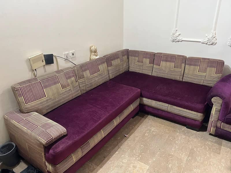 Dining table and Sofas set 5