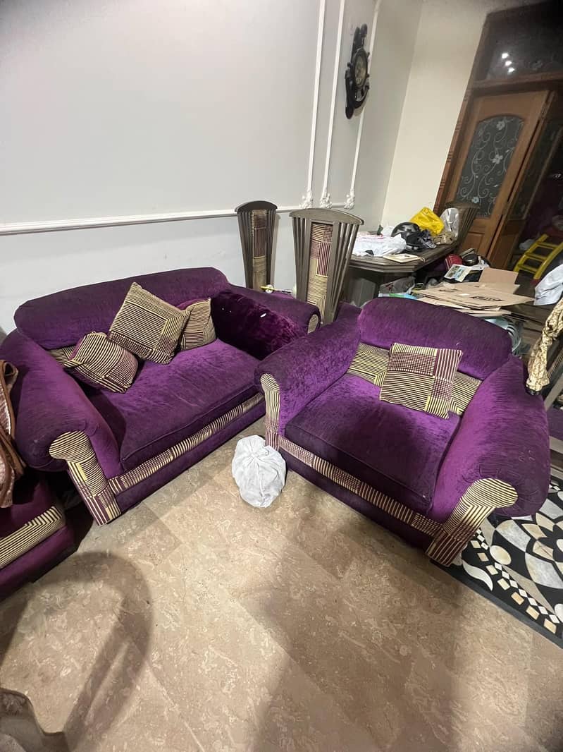 Dining table and Sofas set 8