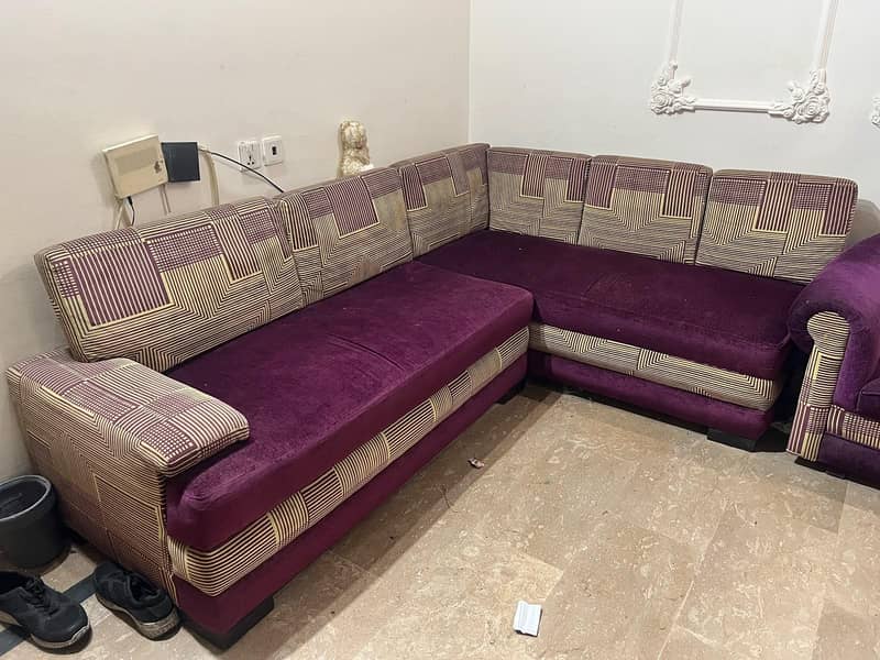 Dining table and Sofas set 9