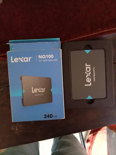 lexar ssd 240gb with box 100 percent health