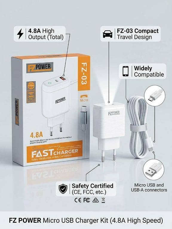 FZ POWER Fast Charger 4.8A