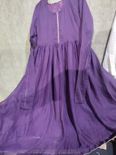 purple frock