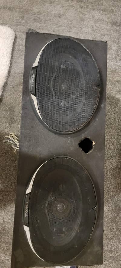 kenwood car speaker with box 10/8