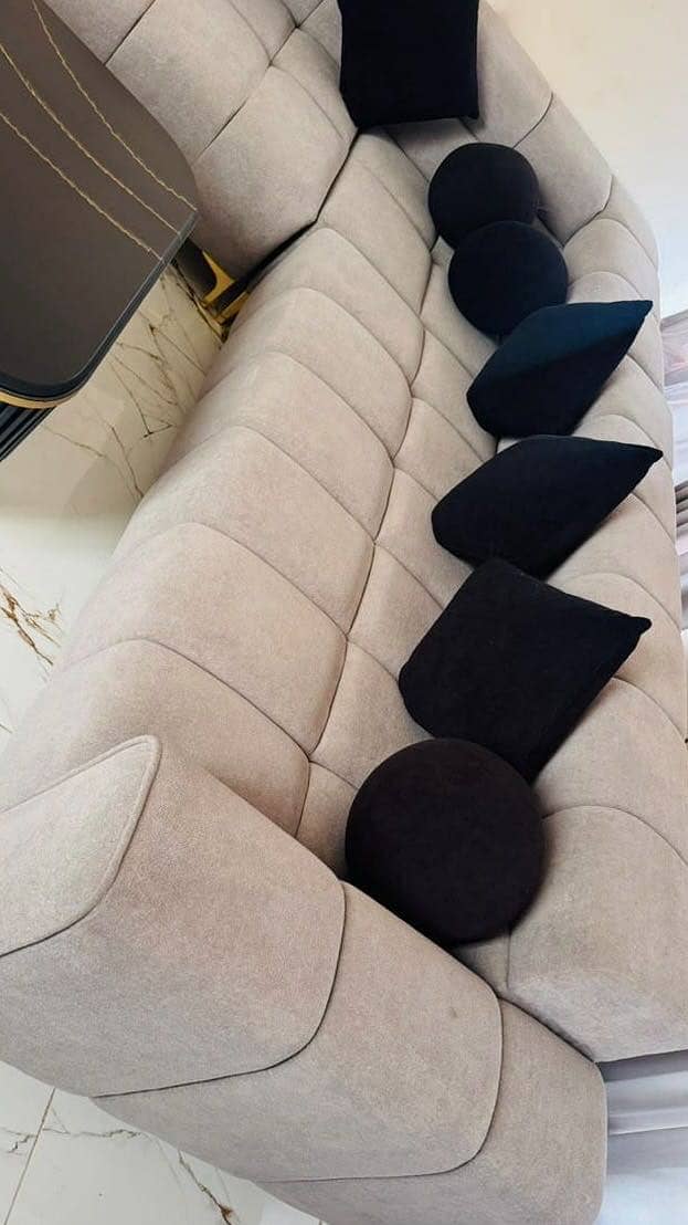 L-Shape Sofa Set with Beautiful Table 3