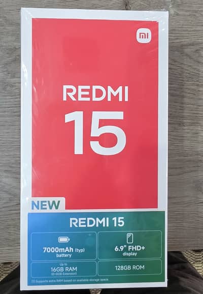 Xiaomi Redmi 15 5G - Brand New - with Discount- Titan Gray