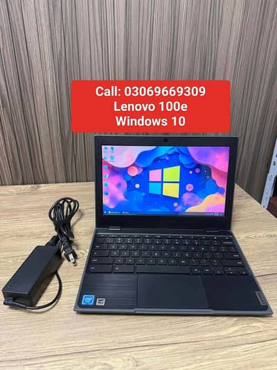 Lenovo 100e Celeron Windows 10 Installed 4GB Ram 5HRS Backup