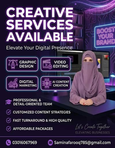 Freelance Video Editor, Graphic Designer & Digital Marketing Expert